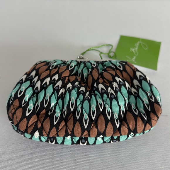 Vera Bradley Kiss Kiss Coin Purse Sierra Stream - Picture 5 of 5